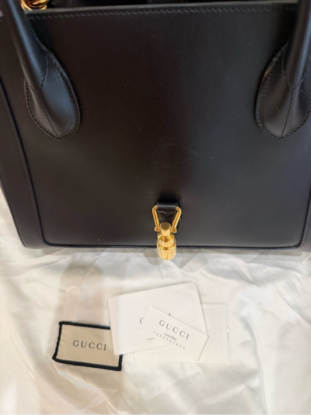 Gucci Jackie 1961 leather handbag - Picture 6 of 11